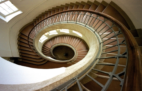 Bauhaus University spiral staircase