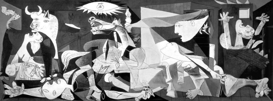 1 of 1, Picasso's Guernica painting